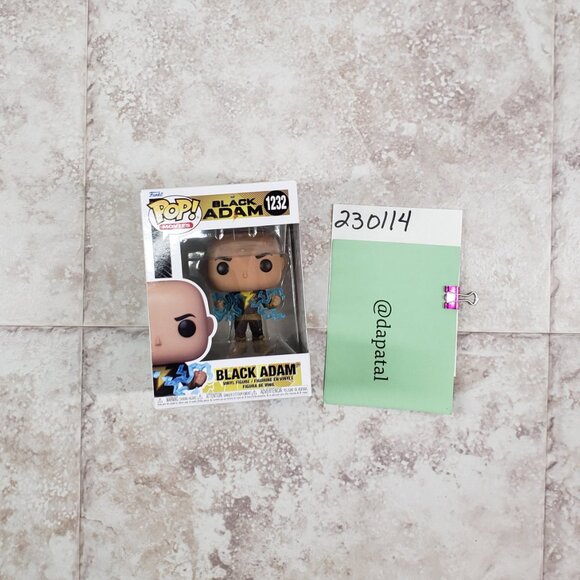 1232 Black Adam Funko Pop Movies With Lightning Vinyl Figure NIB 2022 - Picture 7 of 7